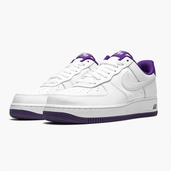 Nike Air Force 1 07 Voltage Lilla CJ1380 100 Dame/Herre