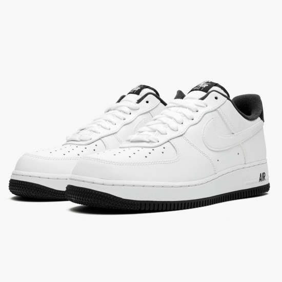 Nike Air Force 1 07 Hvid Sort CD0884 100 Dame/Herre