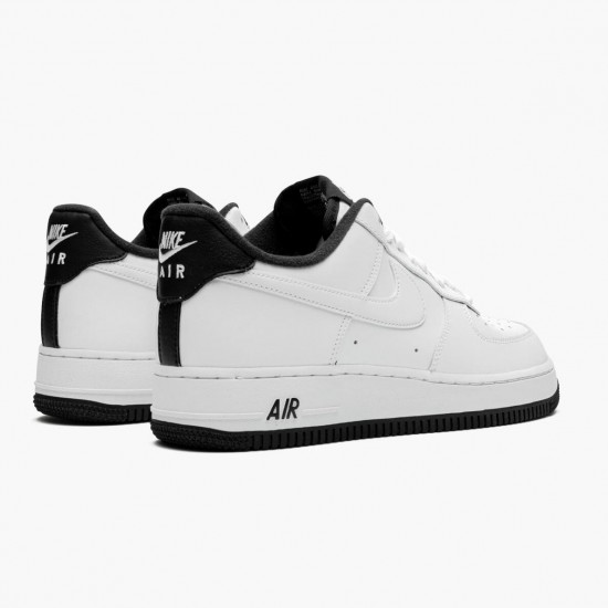 Nike Air Force 1 07 Hvid Sort CD0884 100 Dame/Herre