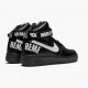 Nike Air Force 1 High Supreme World Famous Sort 698696 010 Dame/Herre