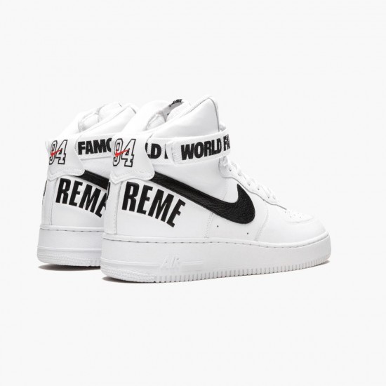 Nike Air Force 1 High Supreme World Famous Hvid 698696 100 Dame/Herre