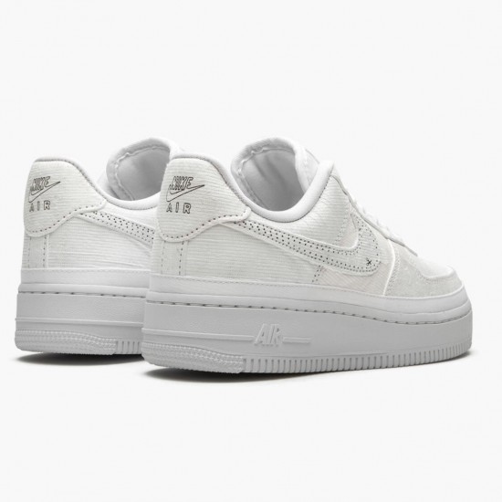 Nike Air Force 1 LX Reveal Sort Swoosh CJ1650 100 Dame/Herre