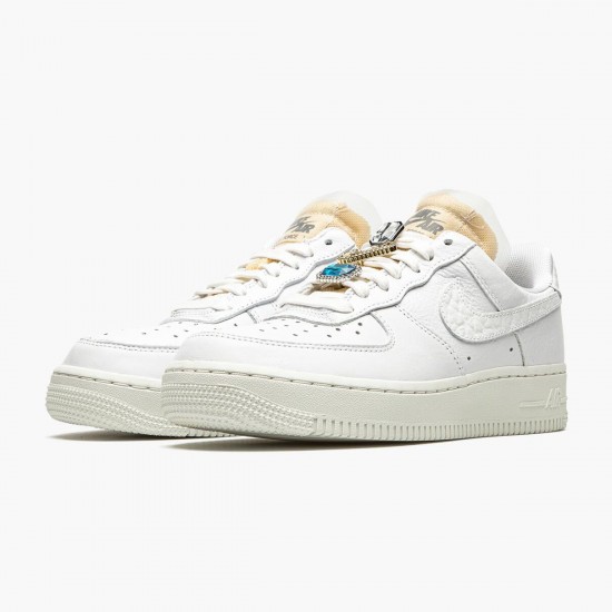 Nike Air Force 1 Low 07 LX Bling CZ8101 100 Dame/Herre