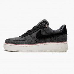 Nike Air Force 1 Low 3x1 Denim Sort 905345 006 Herre