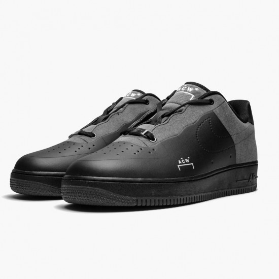 Nike Air Force 1 Low A Cold Wall Sort BQ6924 001 Dame/Herre