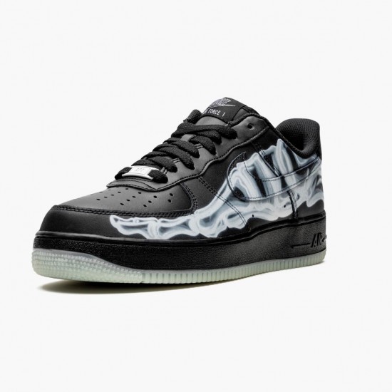 Nike Air Force 1 Low Sort Skeleton BQ7541 001 Herre