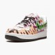 Nike Air Force 1 Low Sort Tie Dye CW1267 101 Dame/Herre