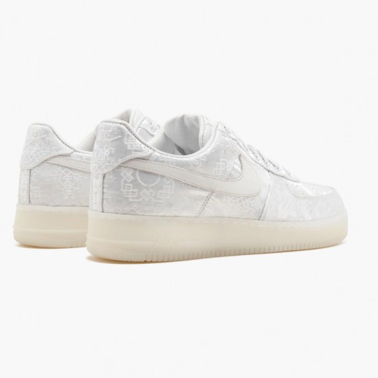 Nike Air Force 1 Low CLOT 1WORLD AO9286 100 Dame/Herre