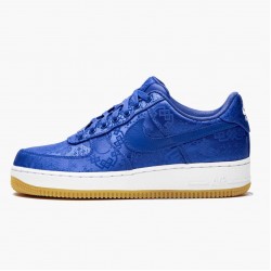 Nike Air Force 1 Low CLOT Blå Silk CJ5290 400 Dame/Herre