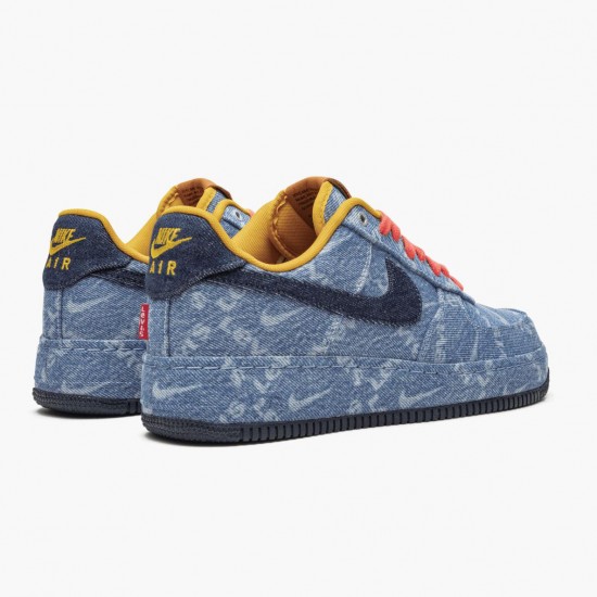 Nike Air Force 1 Low Exclusive Denim CV0670 447 Dame/Herre