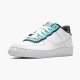 Nike Air Force 1 Low GS Double Layer Aqua Sort BV1084 100 Dame