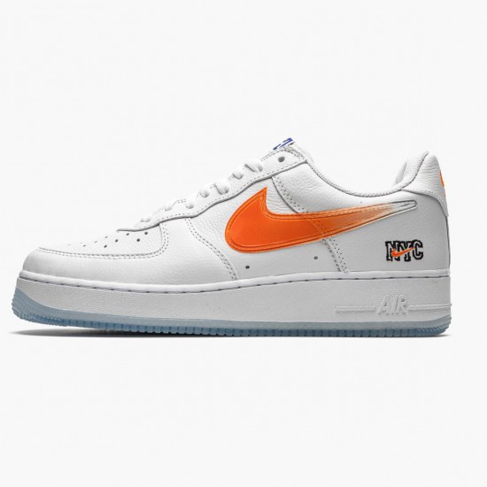 Nike Air Force 1 Low Kith Knicks Away CZ7928 100 Dame/Herre