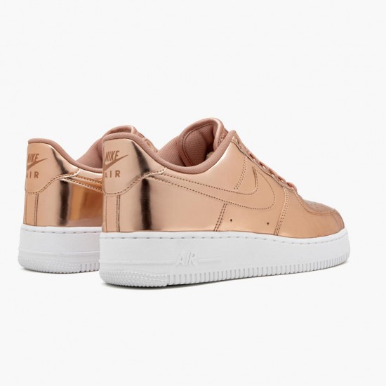 Nike Air Force 1 Low Metallic Bronze CQ6566 900 Dame/Herre