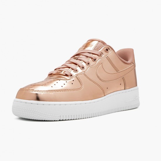 Nike Air Force 1 Low Metallic Bronze CQ6566 900 Dame/Herre