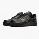 Nike Air Force 1 Low Misplaced Swooshes Sort Multi CK7214 001 Dame/Herre