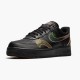 Nike Air Force 1 Low Misplaced Swooshes Sort Multi CK7214 001 Dame/Herre