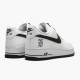 Nike Air Force 1 Low NY vs NY Hvid Sort CW7297 100 Dame/Herre