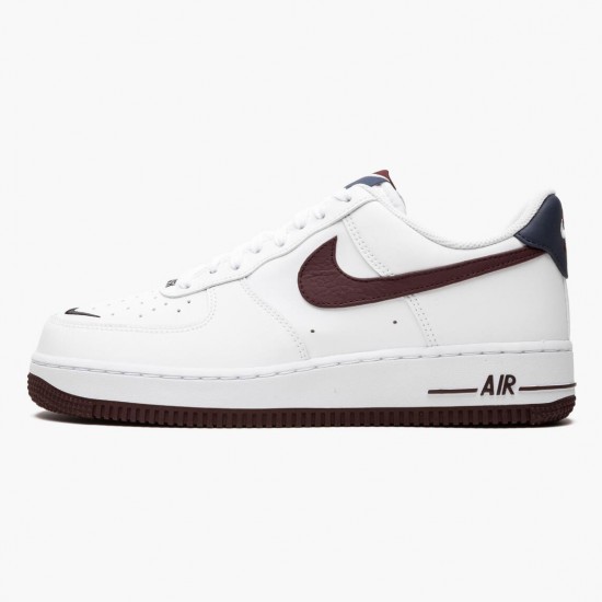 Nike Air Force 1 Low Obsidian Hvid University Rød CJ8731 100 Dame/Herre