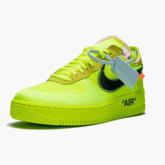 Nike Air Force 1 Low Off Hvid Volt AO4606 700 Dame/Herre