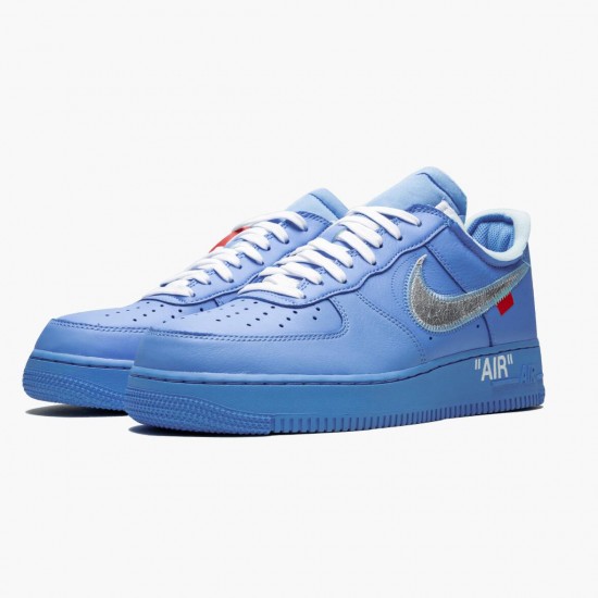 Nike Air Force 1 Low Off-Hvid MCA University Blå CI1173 400 Dame/Herre