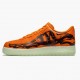 Nike Air Force 1 Low Orange Skeleton CU8067 800 Dame/Herre