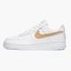 Nike Air Force 1 Low Pony Hair Snakeskin Club Guld CW7567 101 Dame/Herre