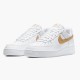 Nike Air Force 1 Low Pony Hair Snakeskin Club Guld CW7567 101 Dame/Herre