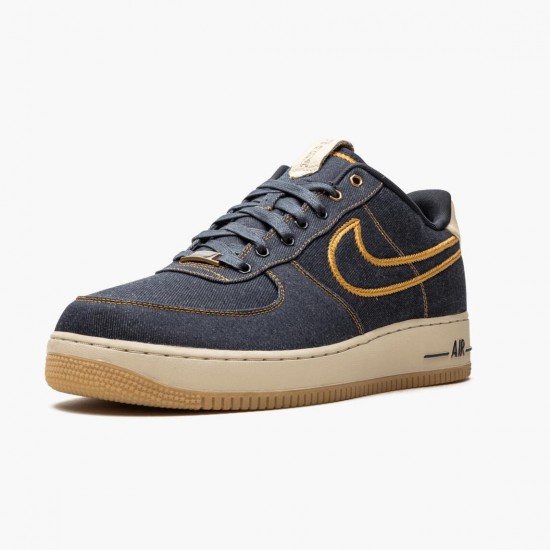 Nike Air Force 1 Low Premium Denim 318775 404 Dame/Herre