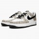 Nike Air Force 1 Low Retro Cocoa Snake 845053 104 Dame/Herre