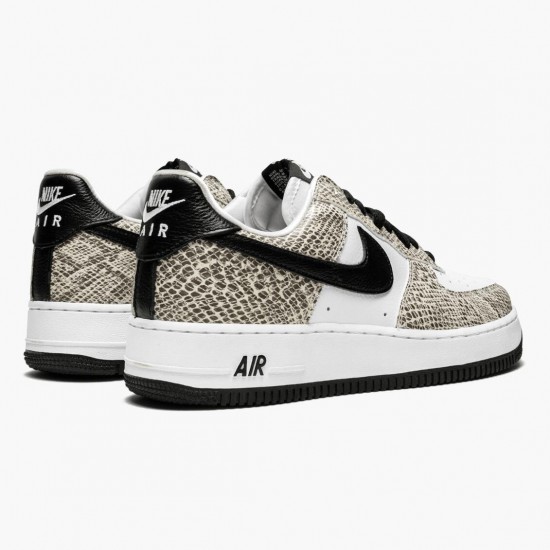 Nike Air Force 1 Low Retro Cocoa Snake 845053 104 Dame/Herre