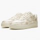 Nike Air Force 1 Low Satin Floral Pale Ivory AT4144 100 Dame/Herre