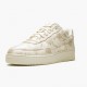 Nike Air Force 1 Low Satin Floral Pale Ivory AT4144 100 Dame/Herre