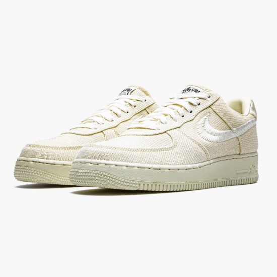 Nike Air Force 1 Low Stussy Fossil CZ9084 200 Dame/Herre