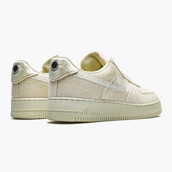 Nike Air Force 1 Low Stussy Fossil CZ9084 200 Dame/Herre