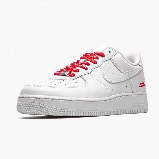 Nike Air Force 1 Low Supreme Hvid CU9225 100 Dame/Herre