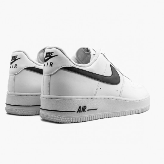 Nike Air Force 1 Low Hvid Sort CJ0952 100 Dame/Herre