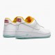 Nike Air Force 1 Low Hvid Dark Sulfur CZ8132 100 Dame/Herre