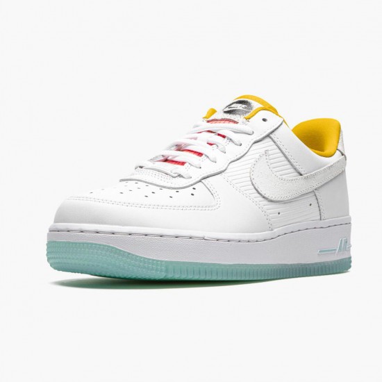 Nike Air Force 1 Low Hvid Dark Sulfur CZ8132 100 Dame/Herre