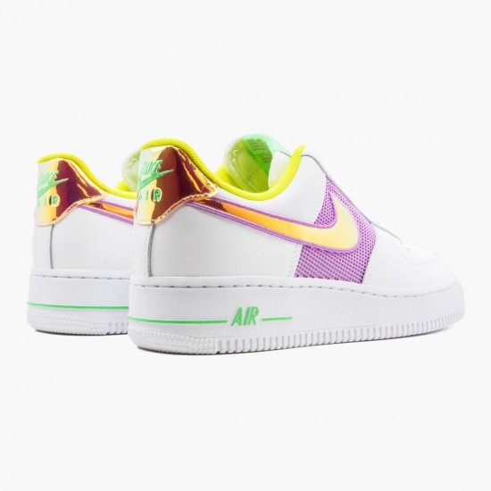 Nike Air Force 1 Low Hvid Multi Pastel CW5592 100 Dame/Herre