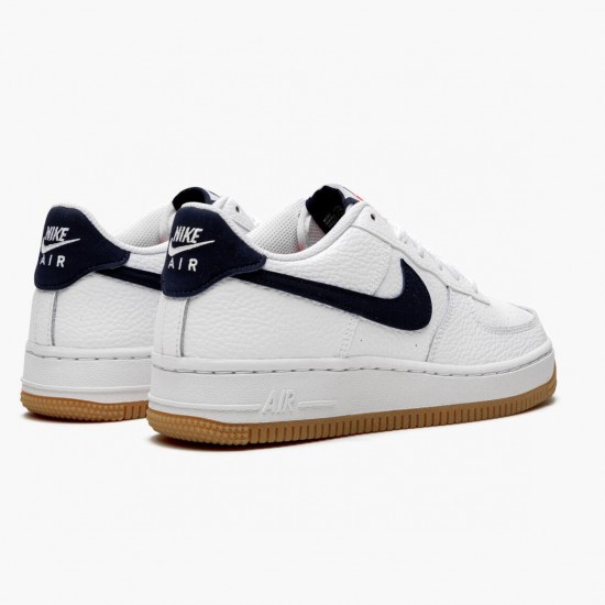 Nike Air Force 1 Low Hvid Obsidian CI1759 100 Dame/Herre