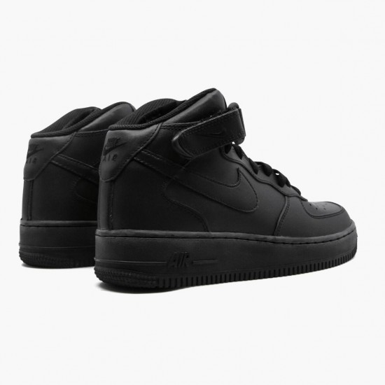 Nike Air Force 1 Mid Sort 2014 314195 004 Dame/Herre