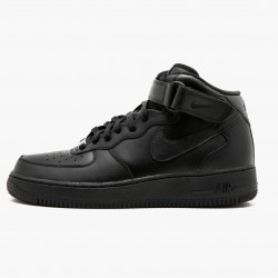 Nike Air Force 1 Mid Sort 315123 001 Dame/Herre