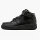 Nike Air Force 1 Mid Sort 315123 001 Dame/Herre