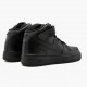 Nike Air Force 1 Mid Sort 315123 001 Dame/Herre