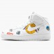 Nike Air Force 1 Mid Supreme NBA Hvid AQ8017 100 Dame/Herre