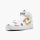 Nike Air Force 1 Mid Supreme NBA Hvid AQ8017 100 Dame/Herre