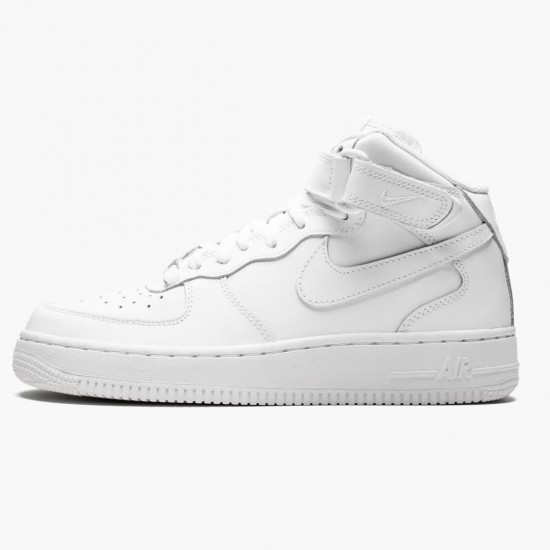 Nike Air Force 1 Mid Hvid 2014 314195 113 Dame/Herre