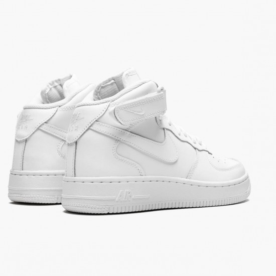 Nike Air Force 1 Mid Hvid 2014 314195 113 Dame/Herre