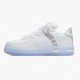 Nike Air Force 1 React Hvid Light Bone CQ8879 100 Dame/Herre