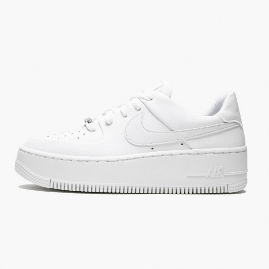 Nike Air Force 1 Sage Low Triple Hvid AR5339 100 Dame/Herre